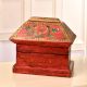 Beautiful Floral Engraving Wooden Box for Home Decor